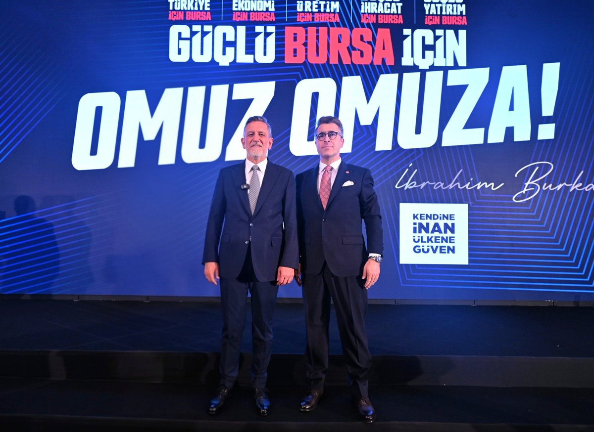 omerkocakusak's tweet photo. BTSO Başkanımız Sn. İbrahim Burkay’ın 2030 vizyon lansmanındaydık. 2013'ten beri omuz omuza çalıştığımız Başkanımızın; KOBİ OSB ve TEKNOSAB odaklı yeni stratejik hedeflerini destekliyoruz.

​Bursa’nın üretim gücünü zirveye taşıyacak bu vizyonla, durmadan devam! 

​#Bursa #BTSO https://t.co/spyfwVL0lJ