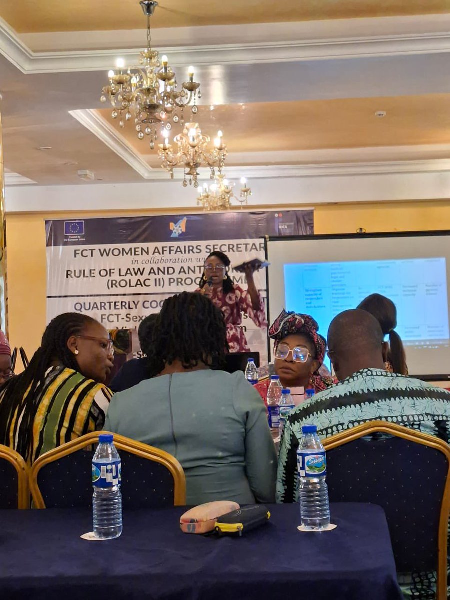 SOARInitiative's tweet photo. SOAR Initiative participated in the FCT Women Affairs Quarterly Coordination Meeting on Sexual and  Gender-Based Violence (SGBV), held in collaboration with International Idea, implementers of the EU funded, Rule of Law and Anti-Corruption (ROLAC II) Programme. https://t.co/afUv78zfzA