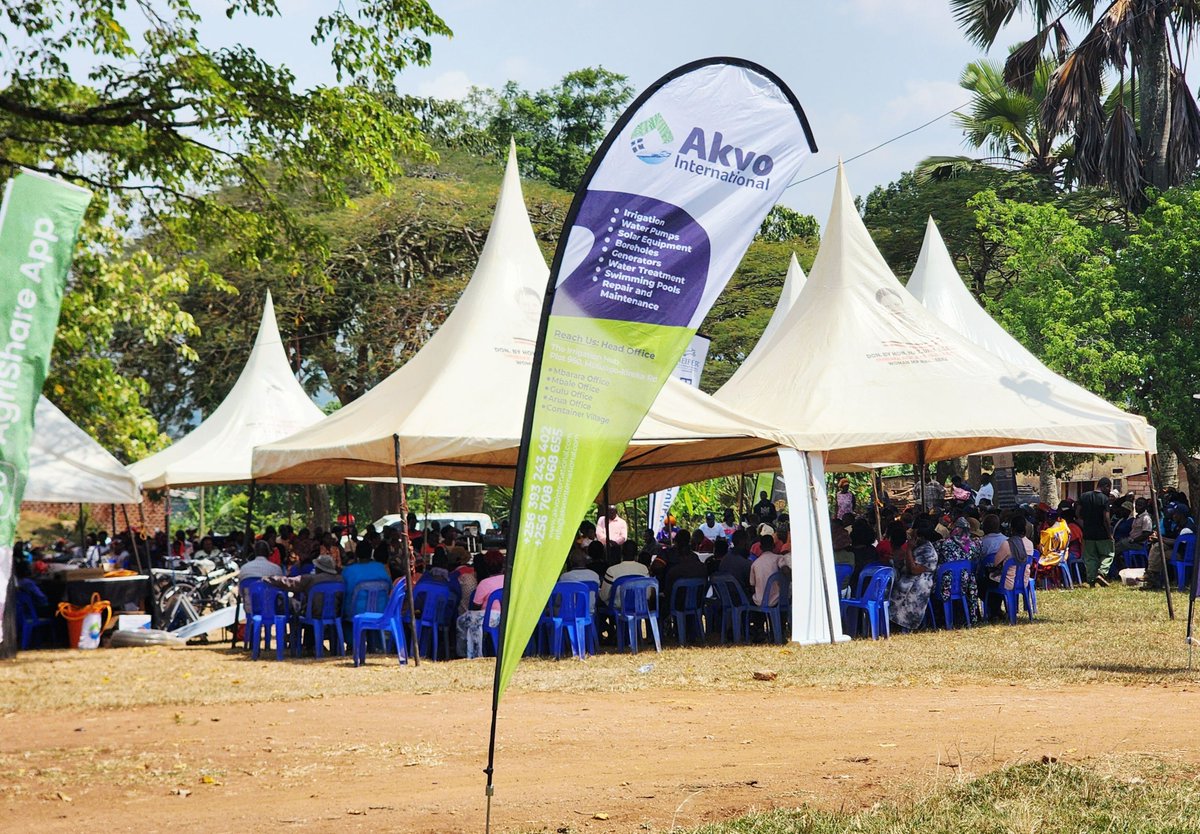 Akvointltd's tweet photo. Day 2 at the Farmer Field Days in Nakaseke!

We are in Kapeka Sub-county today, showcasing solar water pumping solutions designed to support farmers and strengthen the dairy agri-value chain.

Visit us and discover how solar can transform your farming journey

#FarmerFieldDays https://t.co/V1JCPs0PnW