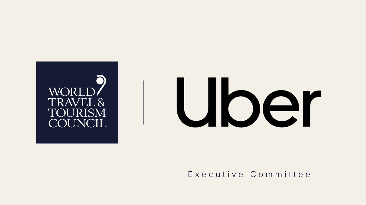 WTTC's tweet photo. 💬 "Travel is in Uber's DNA." — Dara Khosrowshahi (@dkhos), CEO, Uber

@Uber joins the @WTTC  as a member of our Executive Committee.

Their expertise in seamless mobility, electrification, and innovation makes them a powerful voice in shaping the future of global Travel & Tourism.

Welcome back to WTTC 🤝

🔗 Read more: https://t.co/yJ5H86wyDU

#WTTC #TravelAndTourism #Uber