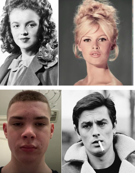 XavierPoussard's tweet photo. @Clavicular0 La vraie Marilyn Monroe🇺🇸 vs la vraie Brigitte Bardot🇫🇷.
Le vrai "Clavicular" 🇺🇸vs le vrai Alain Delon🇫🇷.
Vous n'êtes qu'artifices et mensonges. https://t.co/sCSGRgDrxh