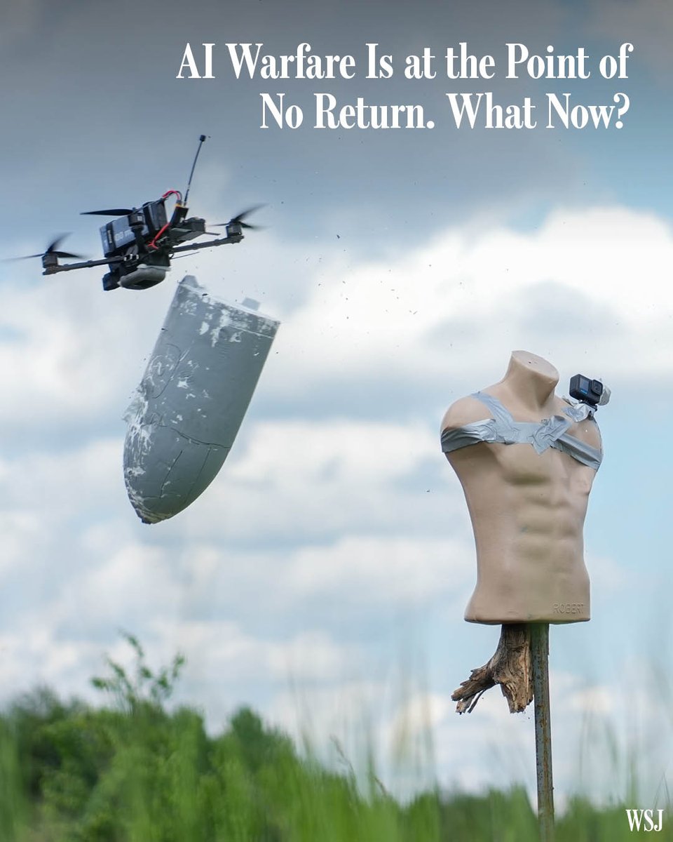 WSJ's tweet photo. Inside the wartime debate over how to use AI on the battlefield. https://t.co/SF9TrpxZD3 https://t.co/1IUgyt4MCR