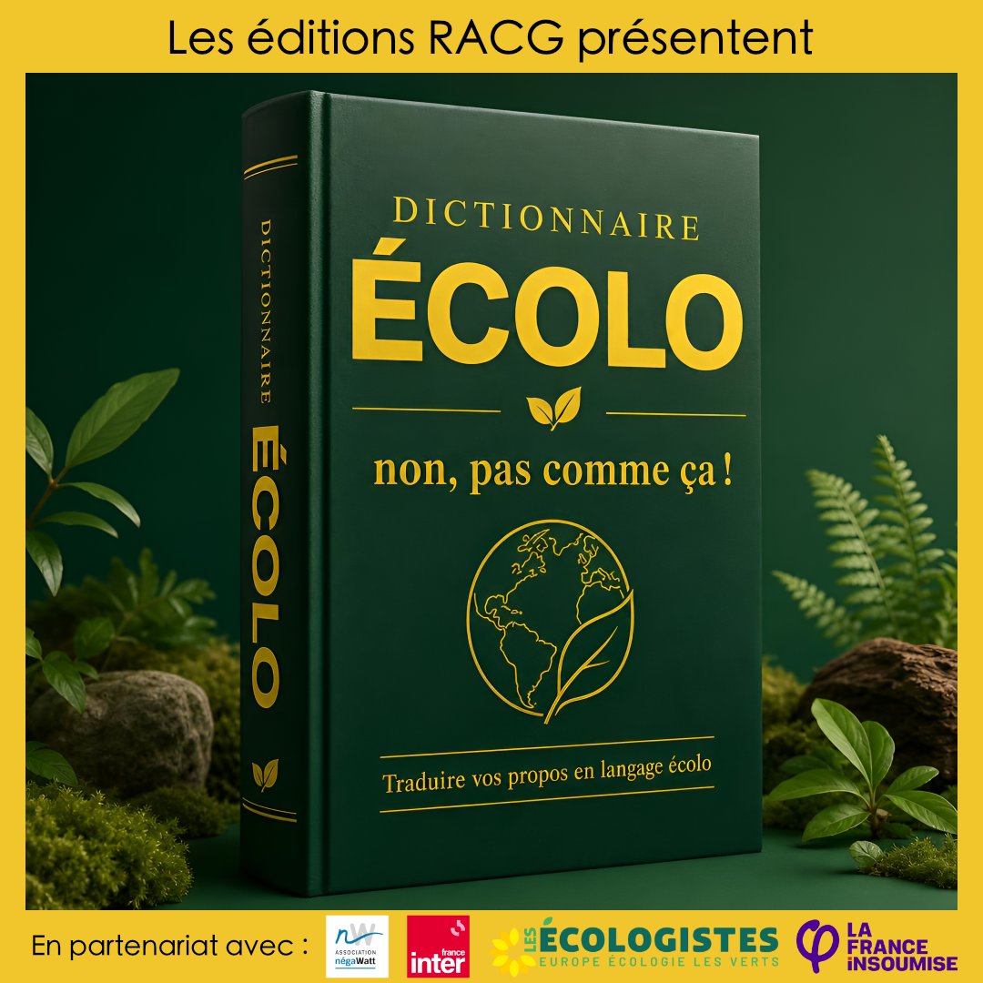 CharbonGaz's tweet photo. Les éditions RACG sont très fières de vous présenter : le DICO #ÉCOLO 📖🌻

Changez les mots de vos phrases et mettez instantanément ✨ tout le monde d'accord !

➡️ Ne dites pas "#climatisation", mais "pompe à chaleur réversible", et faites l'unanimité 😉🤝 https://t.co/mWFMPNMHeM