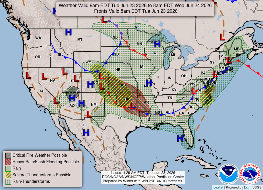 MaconMedia's tweet photo. News and Weather Briefing for Tuesday, June 23, 2026

https://t.co/uEMEtqb1Wc

• Fog early, decreasing clouds and seasonal highs, increased winds out of the northwest, gusting to 45 mph 

#WNCnews #MaconWeather https://t.co/Hij28IABLW
