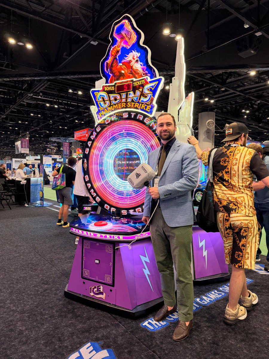 intergamefun's tweet photo. Two promotions at ICE

Read more: https://t.co/8NW0S2rMrU

#ICE #Promotions #ArcadeGames #RyanCoppola #RebeccaHirsch #VicePresident #Sales #SalesOperations https://t.co/CA1kr4ec7G