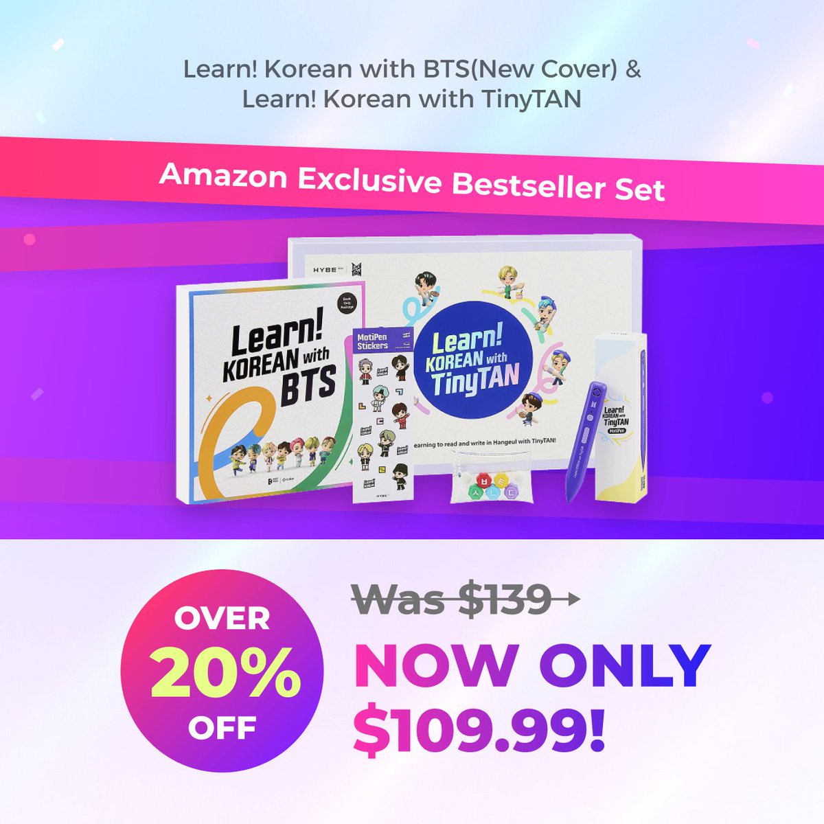 Learn Korean with BTS! Official Bundle 20% OFF (Amazon Prime
