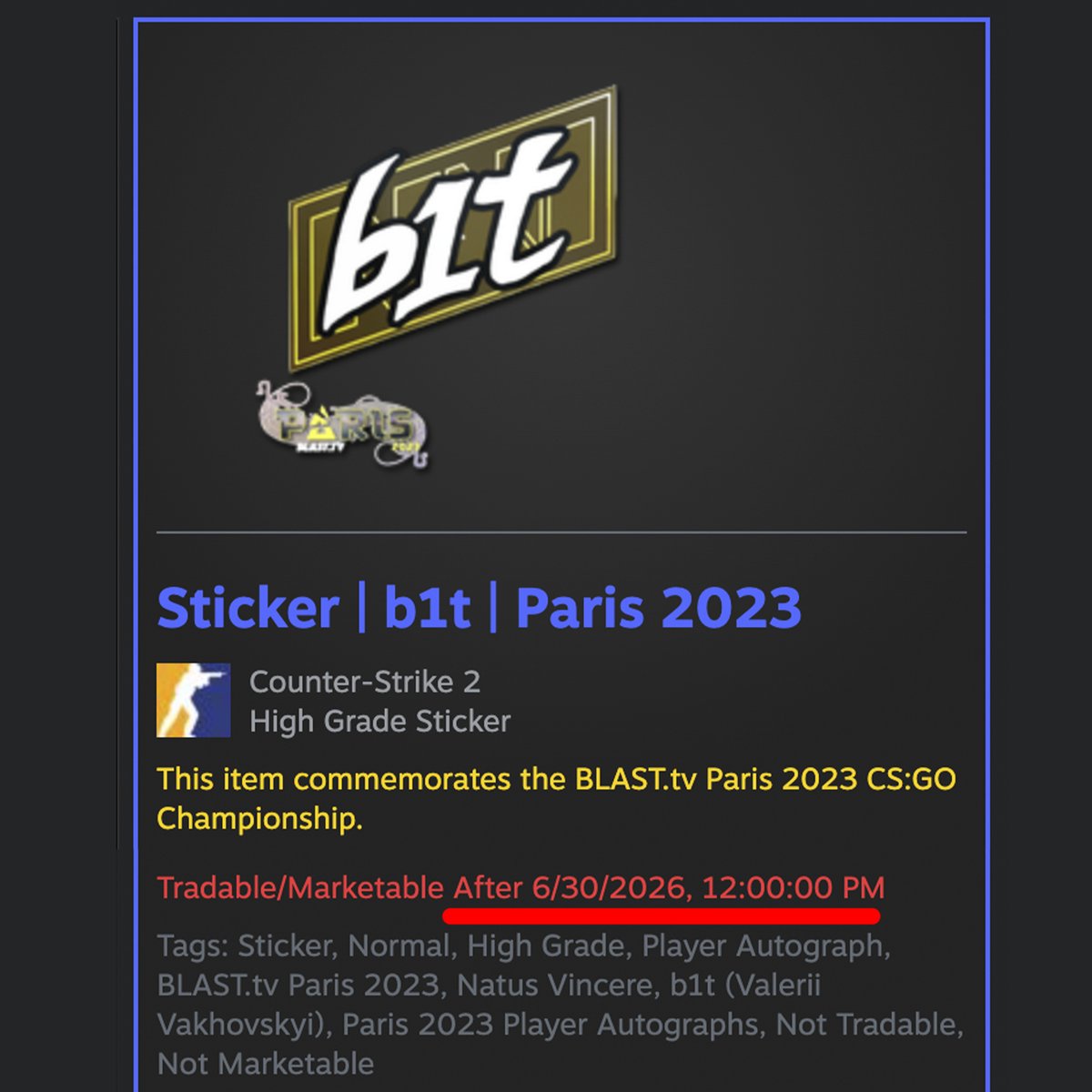 csmoneytrade's tweet photo. Valve has updated the Steam trade lock.

Now, every CS2 item becomes tradable exactly 7 days after being purchased on the Steam Market 👀

No more massive market dumps when thousands of skins unlock at once. https://t.co/F9eRp087m8