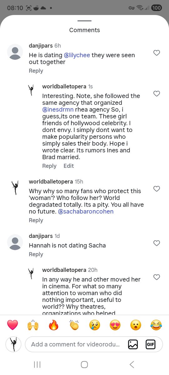 AVProductionsRu's tweet photo. Comments was deleted. But not by me. Idea is interesting. They all from one es.ort agency. And Iness become follow Sacha after.  @SachaBaronCohen #sachabaroncohen #hannahcpalmer #inesderamon https://t.co/i1AfbY5SB9