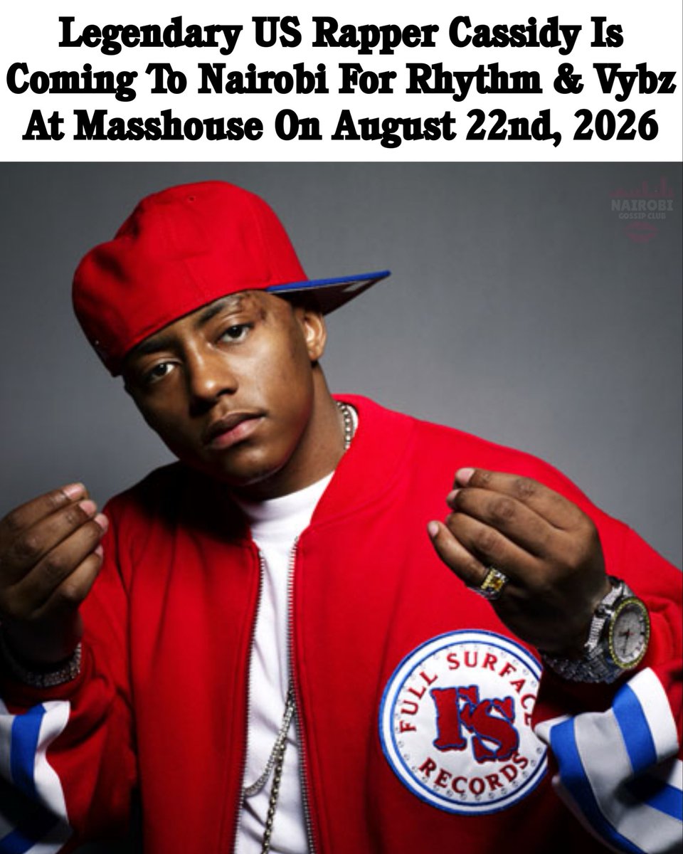 For the first the legendary US rapper Cassidy is set to touch down in ...