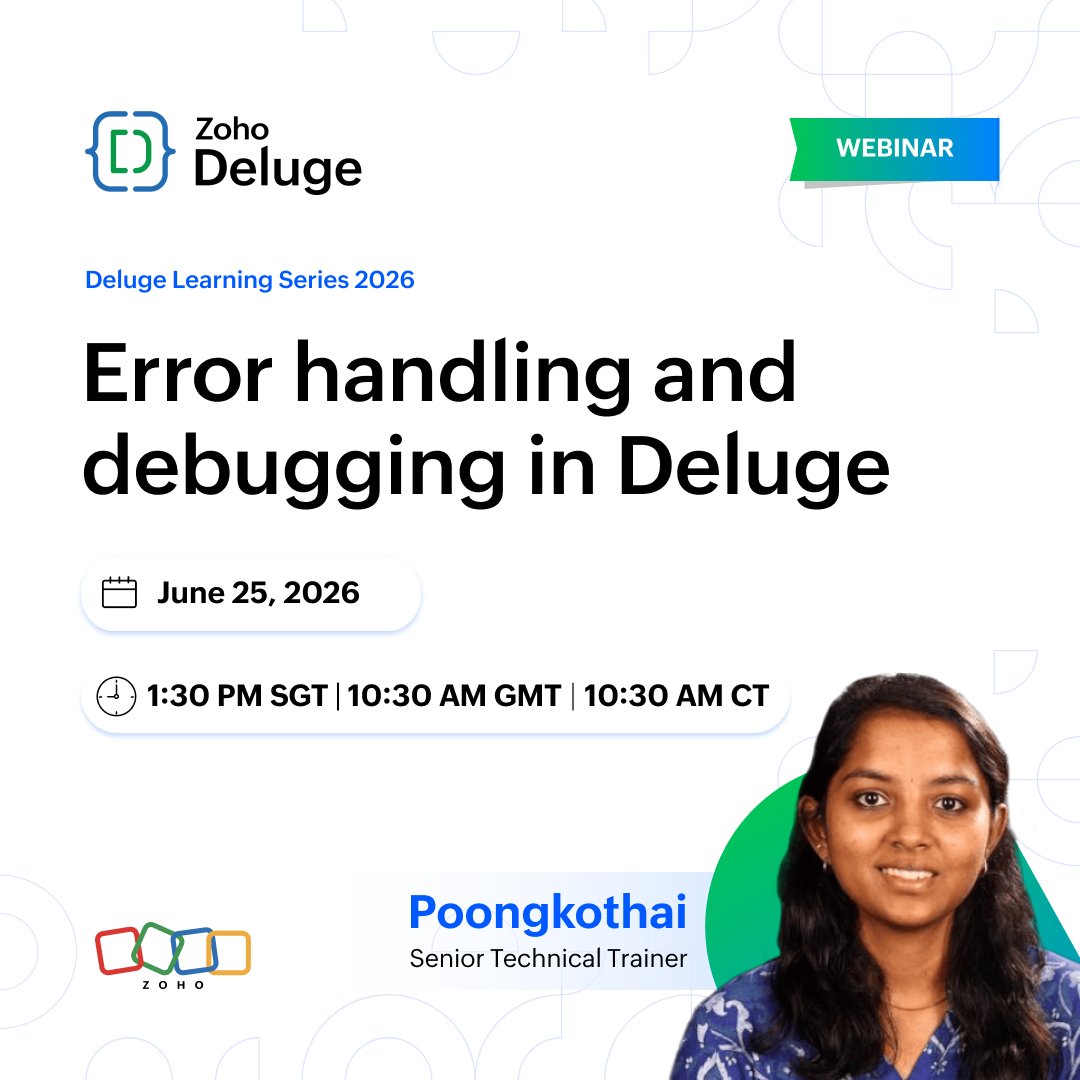 Zoho Creator tweet media