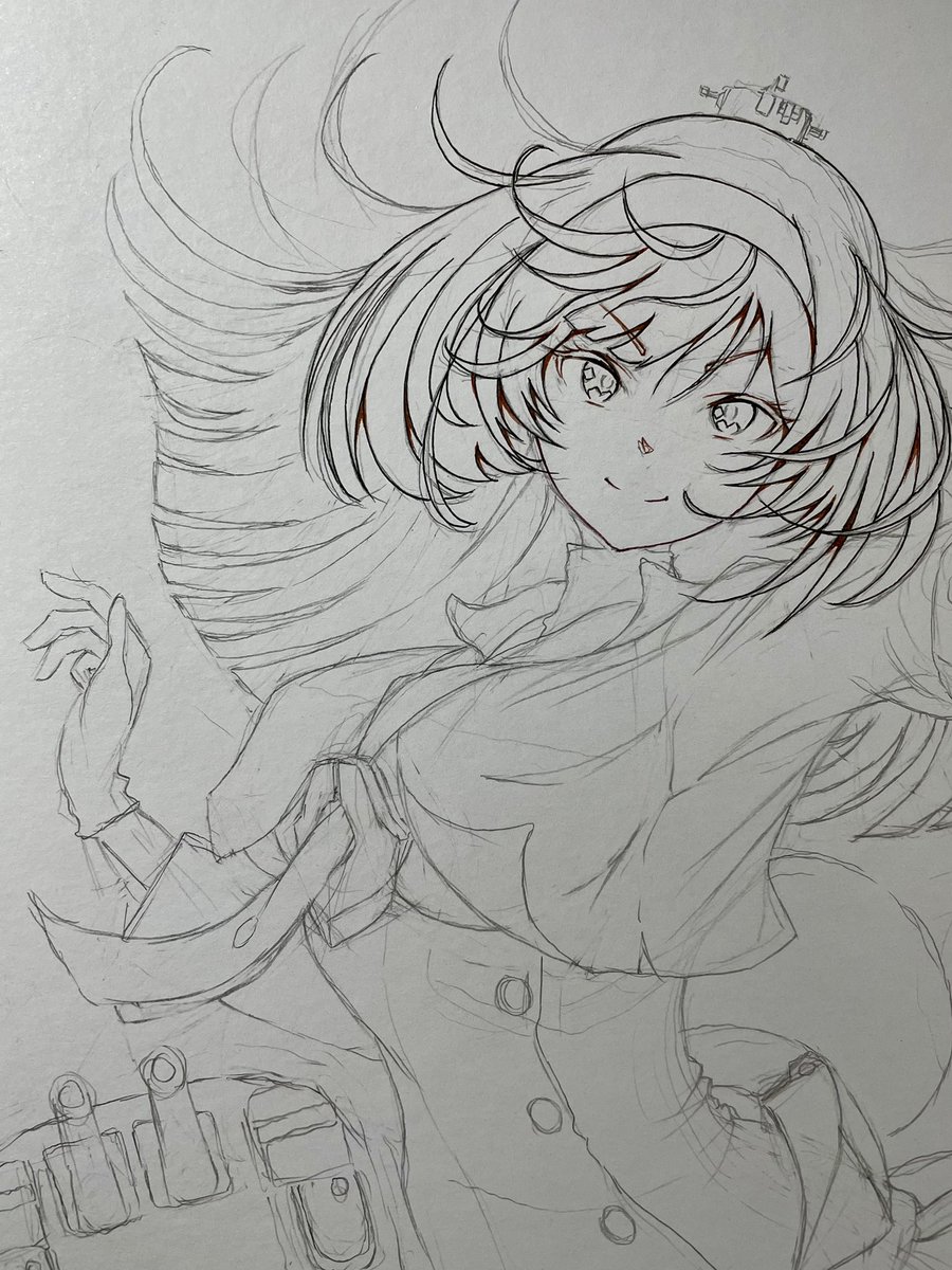 ペン入れはじめました🖋️🖋️🖋️ 