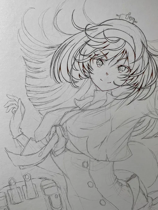 ペン入れはじめました🖋️🖋️🖋️ 