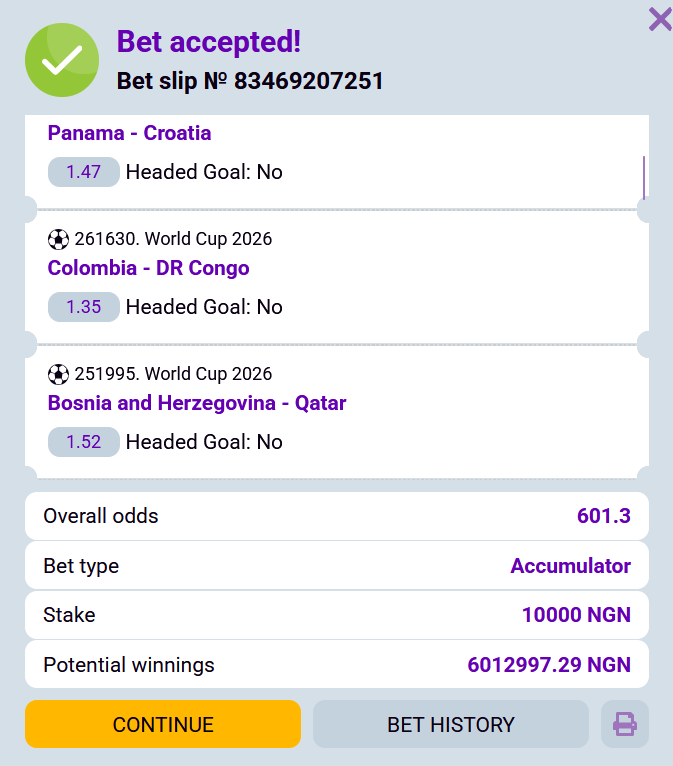 plutostats's tweet photo. No headed goal ⚽️ (600 odds)

Code: UFT85 (World Cup Special)

Not on BetJam yet? Join now 👉 https://t.co/a7PK6UL0Bc https://t.co/moOOxlw4DU