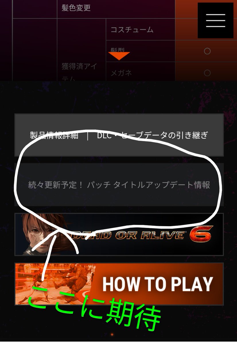 psnkikiyuyu's tweet photo. ここの白丸のところに期待(っ ॑꒳ ॑c)ﾜｸﾜｸ
なかったらしばく
 #DOA6LR https://t.co/bxUmDCNIYV