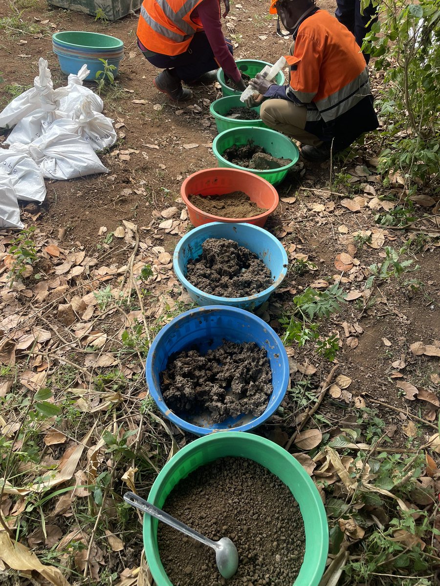 RRM_Ug's tweet photo. Rotary Air Blast (RAB) drilling under way in EL00147. This phase constitutes drilling 1000 meters, to evaluate the commercial viability of the REE deposit in the license. This aims to add onto the current MRE of the Makuutu REE project which stands at 617mt of TREO minus Cerium. https://t.co/40IZ2zL00J