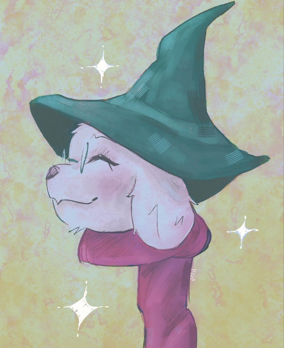 rizzeliart's tweet photo. DELTARUNE TOMORROW #ralsei https://t.co/uMSI5mcy8W