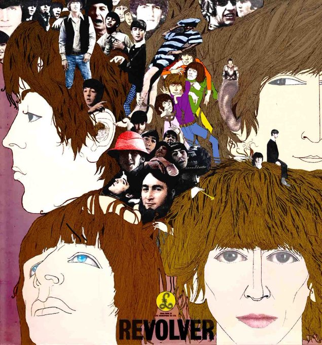 60sPsychJukebox's tweet photo. On August 5, 1966, The Beatles released their seventh studio album, 'Revolver,' which is widely regarded as one of the greatest and most innovative albums in the history of popular music. The album marked a significant use of studio technology by the band and had a profound impact on other musicians and bands of the era.

In the United Kingdom, the album's 14 tracks were gradually distributed to radio stations in the weeks before its release. In North America, Revolver was reduced to 11 songs by Capitol Records, with the omitted three appearing on the June 1966 LP Yesterday and Today.

Music journalist Carol Clerk describes Revolver as having been "decisively informed by acid", following John Lennon and George Harrison's continued use of the drug LSD since the spring of 1965.
