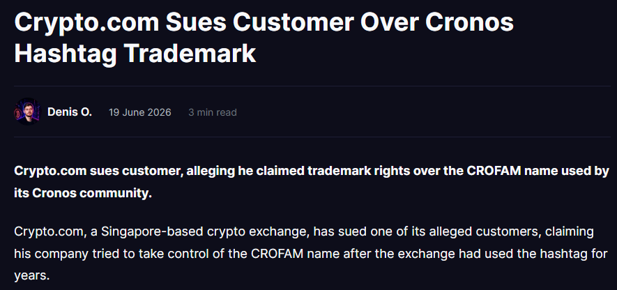 Pampadalampa's tweet photo. Major News - @kris is sending the Cavalry! ⚔️

We just talked about this the other day in the @j1mfird Space.

This is the guy who managed to register a fraudulent copyright claim, with the sole purpose of bullying our community. While not many know this (as Nebkas never really advertised or claimed it), #CroFam was created by @nebkas_ro back on 22/03/2021.  
(Source: https://t.co/AWoBqYN7Ib)

Nathan was responsible for the suspension of many Cronos ambassador accounts - including mine - by filing copyright claims on X and exploiting its weak detection system to slow down our work to Make $CRO Great Again.

I stand corrected and I’m happy to admit it: @cryptocom has removed the gloves and is going to war!

Go fold this little troll. Nathan aka Diamondduck (@CroFamOG)  -  you were never #CroFam, let alone OG.

Source: https://t.co/zRtaZmrvb9