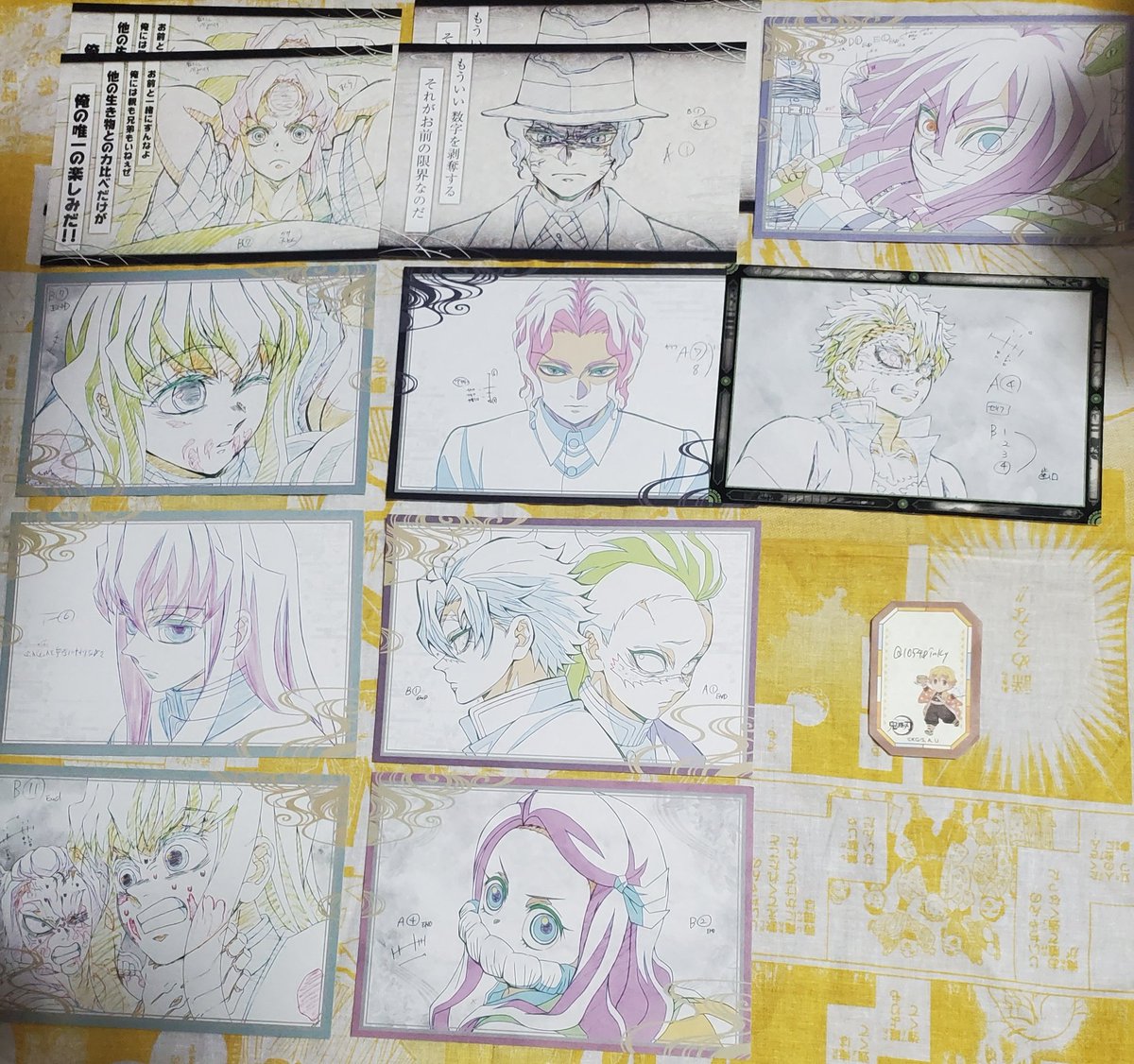 1054pinky's tweet photo. 【交換】鬼滅の刃　ダイニング お楽しみくじ お裾分けポストカード ポスカ

譲:画像1～

求:画像5 善逸 https://t.co/CKeHjr2Is4
