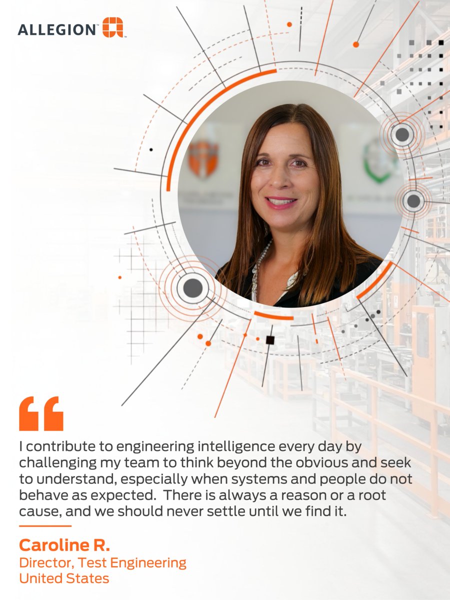 AllegionPlc's tweet photo. It’s #InternationalWomenInEngineeringDay, and Allegion is proud to highlight the expertise, creativity and leadership our women engineers bring to #EngineeringIntelligence.

Hear from some of our engineers and learn how they’re shaping the future.

#INWED26 #WES #SWE https://t.co/PTDwlQTVuA