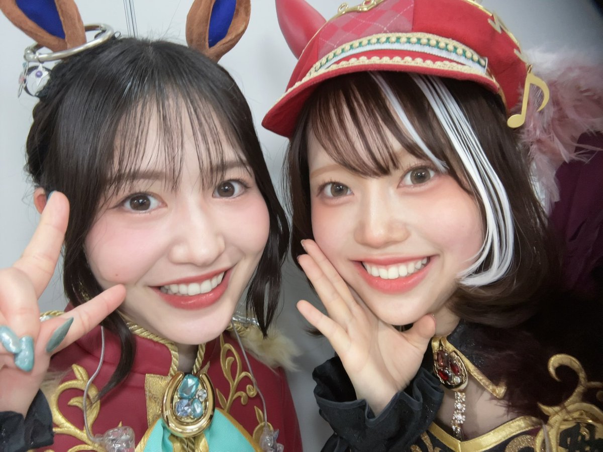otsukimaccha's tweet photo. ウマ娘キャストの方々⟡.*

海弓 シュリさん フォーエバーヤング役🕶

千賀 光莉さん エピファネイア役💬

嶋野 花さん ヴィクトワールピサ役👼

#ウマ娘7th東京D1 
#ウマ娘7th東京D2 #ウマ娘7th
#5周年両日出走組 ❤︎ https://t.co/7O0tKiEhMq