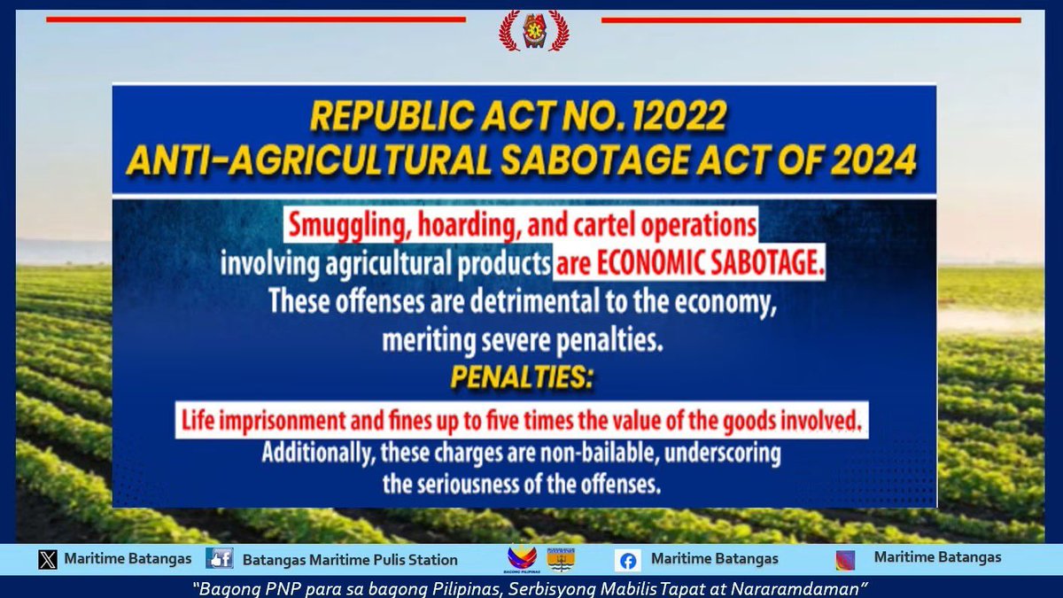 MarpstaBatangas's tweet photo. #ToServeandProtect
#ByLandAndSeaWeOvercome
#BagongPNPparasaBagongPilipinasSerbisyongMabilisTapatatNararamdaman https://t.co/07SyyqYdDo
