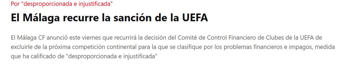 Wakinnebis's tweet photo. @javier_mar53775 @C_indalico @Vicen14Alm Ni por historia.
Este Málaga es de mediados de los 90 y el Almería es de 2001 (para otros es de 1989).
Jugaron Champions y la UEFA les sancionó. https://t.co/5kQufdADmN