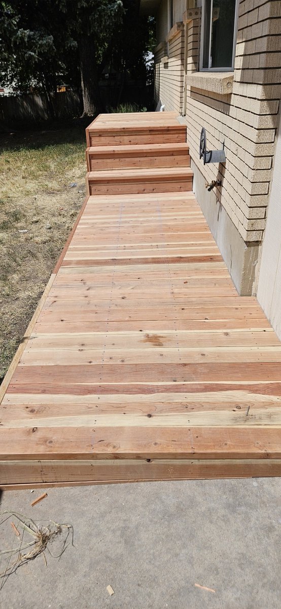 EagleRidgePros's tweet photo. Custom wood boardwalk installation in Heber City, Utah.

Beautiful, functional, and built to last.

EagleRidge Roofing &amp; Construction does more than roofing, we help homeowners improve and protect their properties.

📞 FREE consultations available.

#Construction #HomeImprovement https://t.co/6DHb8T7ltb