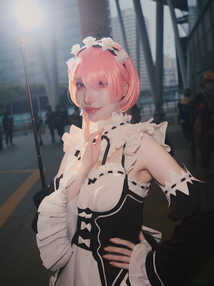 pudding_h0n0's tweet photo. コスプレ / Cosplay
Re:ゼロから始める異世界生活 / ラム

Photo: @RickRickLL 様
#アコスタさいたま https://t.co/Bawtls08ru