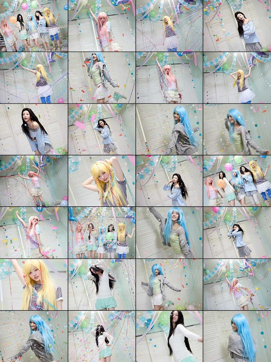 thebaseillit_'s tweet photo. ILLIT and their weirdcore, dreamcore and magical girls vibes. https://t.co/vulXDgStBd