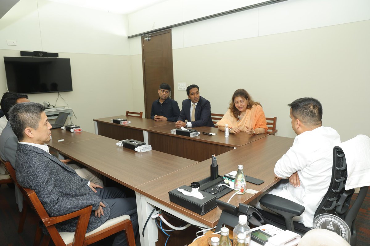 sanghaviharsh's tweet photo. Had a productive meeting with representatives of Coca-Cola India to discuss their ongoing and proposed investments in Gujarat, along with opportunities for sustainable industrial growth, innovation, and employment generation in the state. https://t.co/nFISVHGsYQ