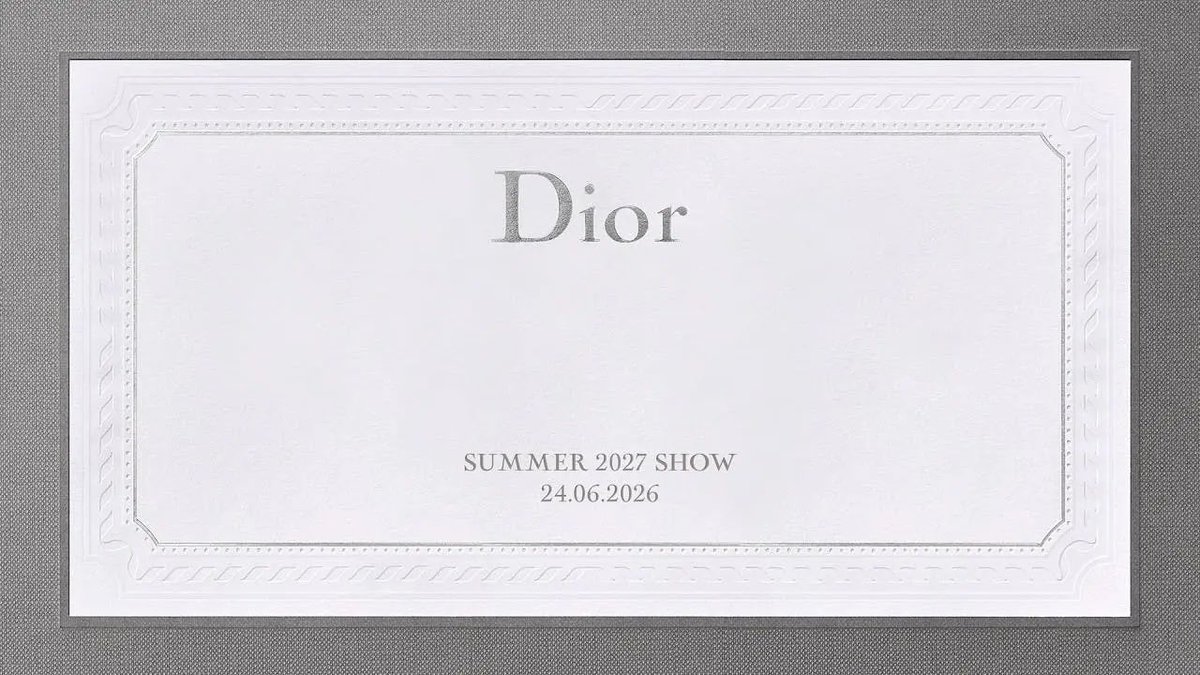 _BTSMoments's tweet photo. [📰 𝐍𝐄𝐖𝐒] 

#Jimin will be attending "Dior Men’s SS27" show at Paris Fashion Week in France on June 24 at 4PM KST.. 🇰🇷

DIOR GLOBAL AMBASSADOR JIMIN
FACE OF DIOR JIMIN 
#JiminxDior https://t.co/NhE0Xpvglc