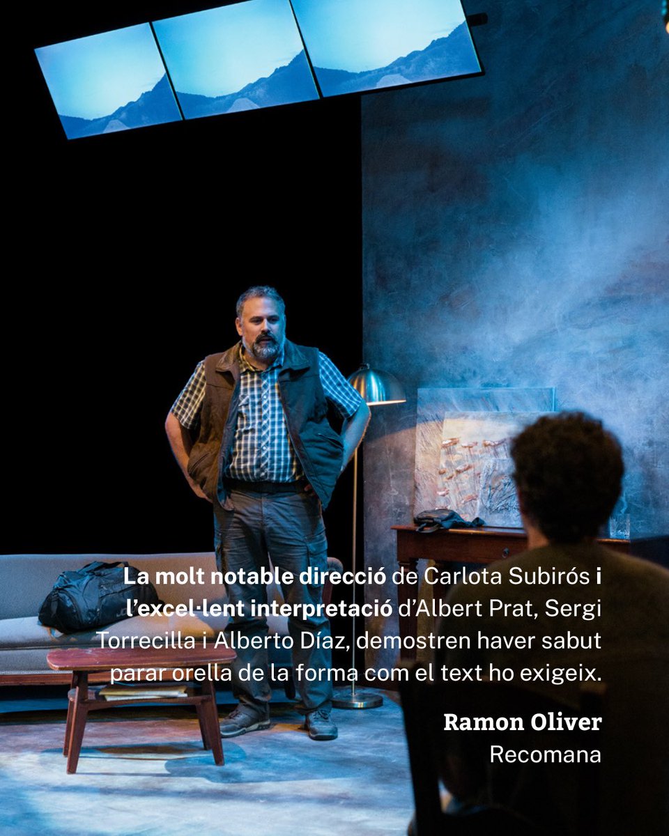 teatreakademia's tweet photo. La premsa destaca la delicadesa i la profunditat del nou muntatge de Lluïsa Cunillé i Carlota Subirós, posant en valor un espectacle fet de silencis, absències i mirades que interpel·len l'espectador. https://t.co/AV60EoOuLo