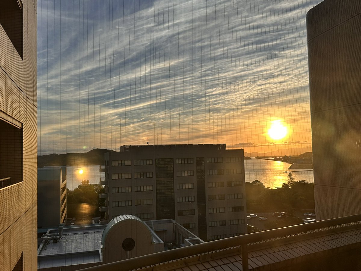 mitusatomiyuki's tweet photo. おつかれさまでした(^｡^)
夕暮れ時の大山🗻さんと！
夕陽です🌇
2026.6.23 https://t.co/iSig89sVHB