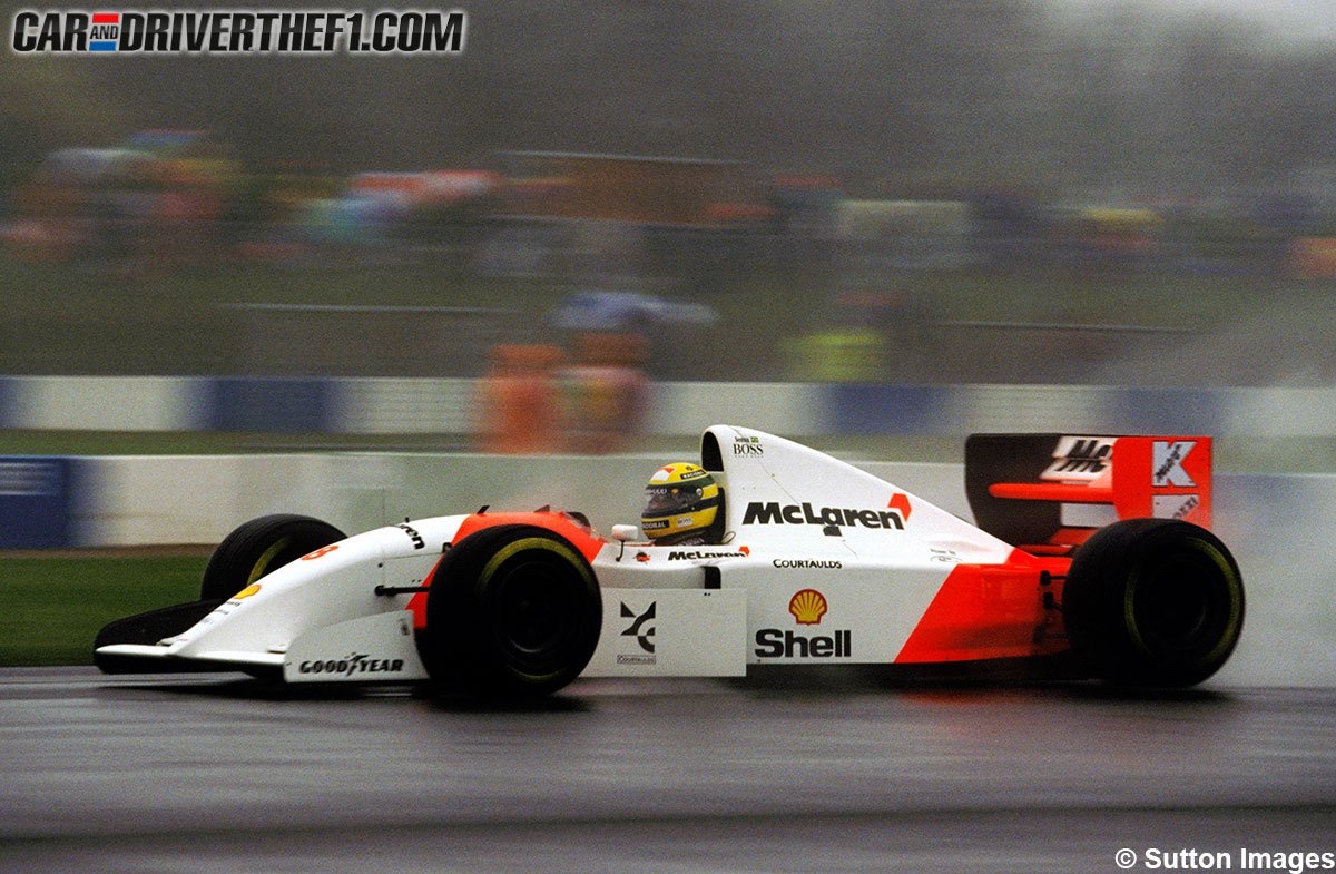 F1_AyrtonSenna's tweet photo. Ayrton Senna. 🇧🇷

Donington, 1993. 🇬🇧 

📸©️: Sutton Images https://t.co/1LtWdUahqp