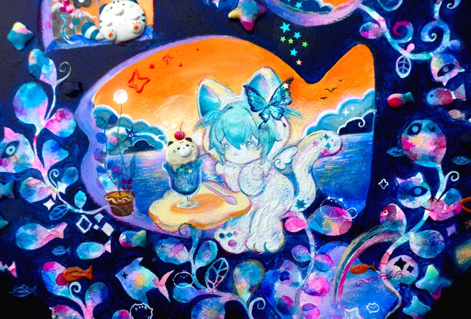 ⋆⸜ 展示のおしらせ ⸝⋆ Gallery CAFEとこのま 3周年企画展 『消えないクリームソーダ展』- 前期 - に参加させて頂きます 2026年7月4日(土)〜8月2日(日) 10:00〜18:00 定休日:月曜・第1火曜 不定休 ✧場所:Gallery CAFEとこのま 山口県下関市長府宮崎町8-20