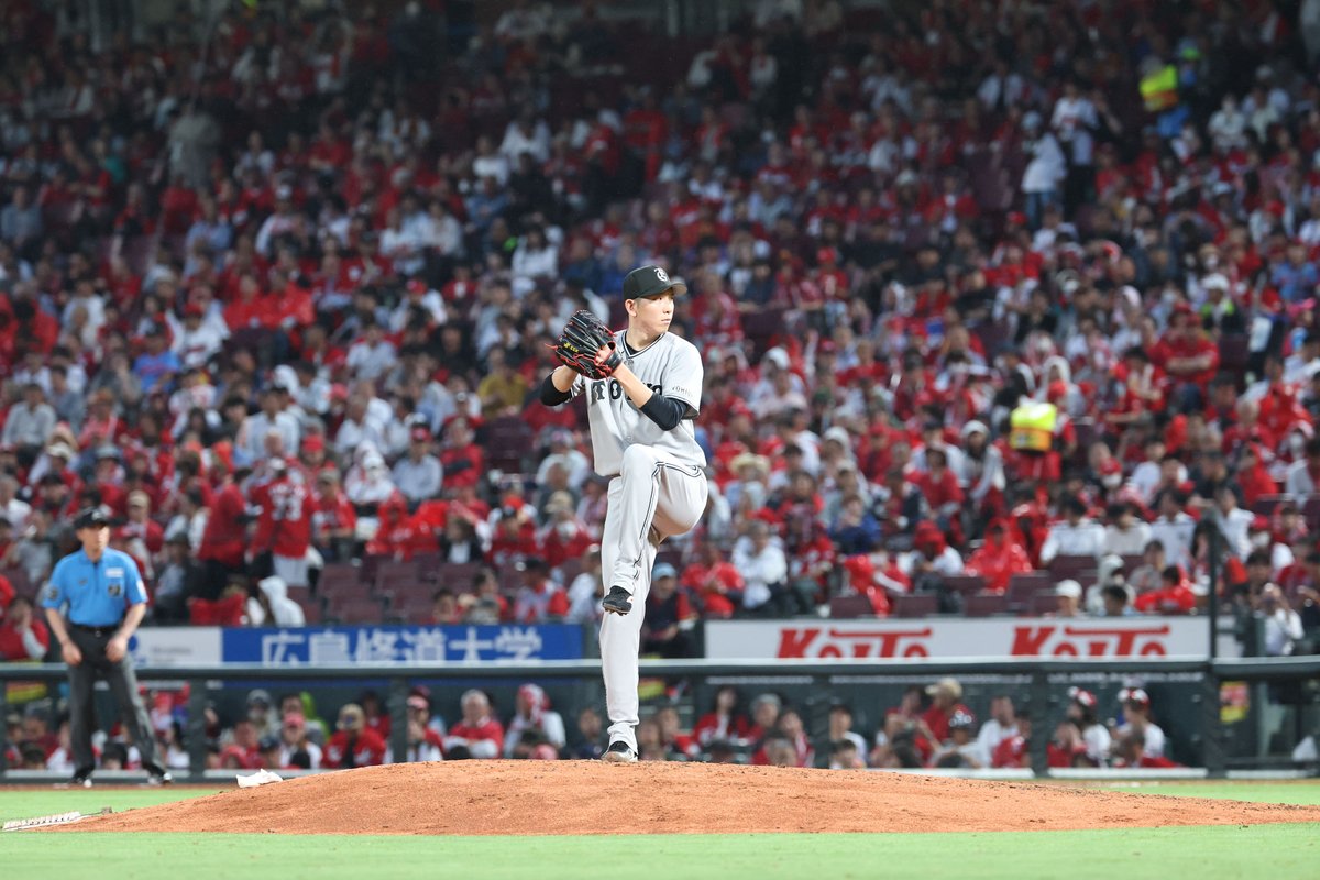 TokyoGiants's tweet photo. 【五回裏】巨人 3-1 広島

#戸郷翔征 投手は安打を許すも後続を抑え無失点👍👍 https://t.co/J0Ifx84cvu