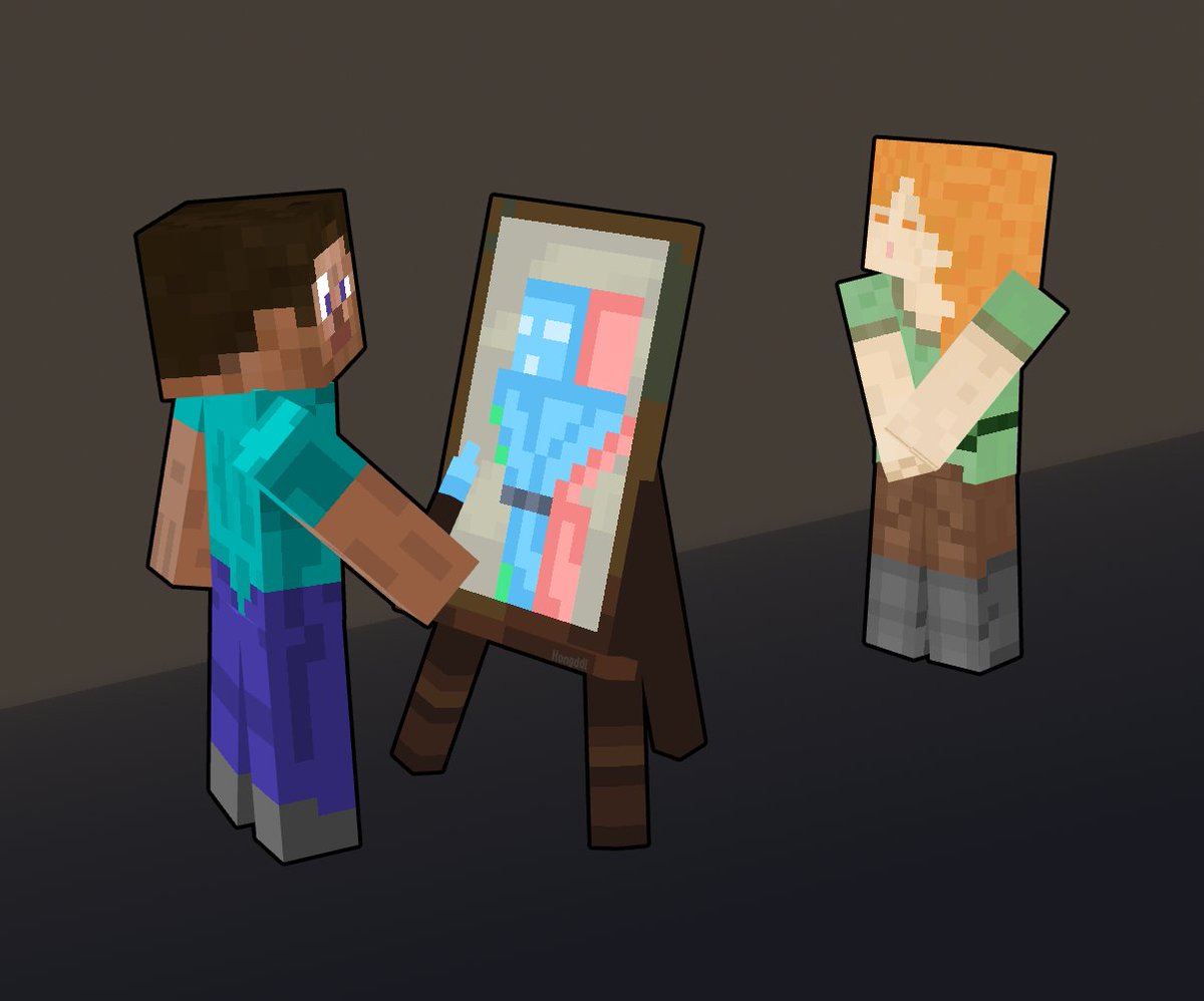 Hongddi_'s tweet photo. Quick sketch 🎨
#minecraft #blockbench #lowpoly #pixelart https://t.co/pxqKssyTqF