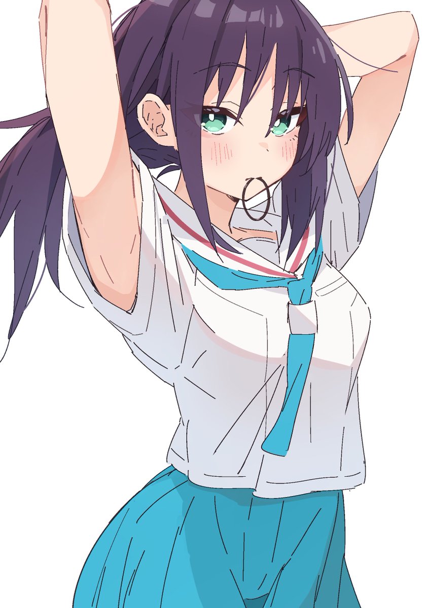 tensann3's tweet photo. 髪を結ってる彩葉
 #超かぐや姫 https://t.co/MigIF6Pk3b