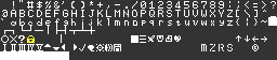 TWF_Monzee's tweet photo. ちなみに8x8の時のフォント。汚いw https://t.co/Q8Of852LzK