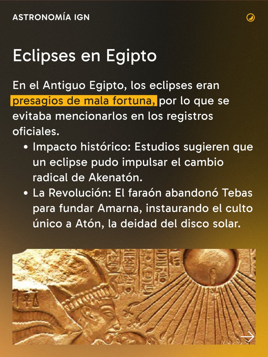 IGNSpain's tweet photo. 🌒 ¿Sabías que los eclipses fueron muchas veces acontecimientos decisivos en la Historia Antigua?
Sigue el hilo para saber más 🧵
#IGNSpain #CNIG #Astronomía #Eclipses #HistoriaAntigua #FenómenosAstronómicos #SabíasQue @transportesgob https://t.co/nurMDNHtcd