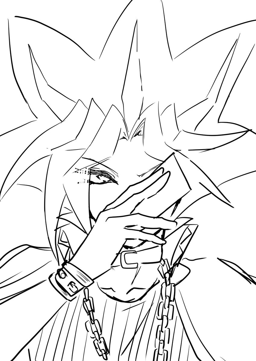 Eli_another's tweet photo. 俺のターン、Draw✒️

#遊戯王
#イラスト https://t.co/q0Y7E4qPLM