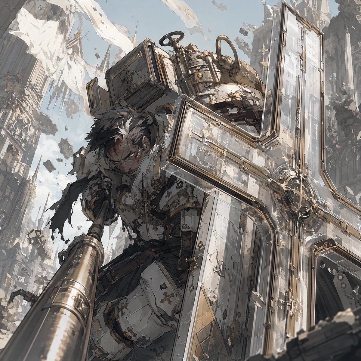 Battle-Hardened Veteran Portrait