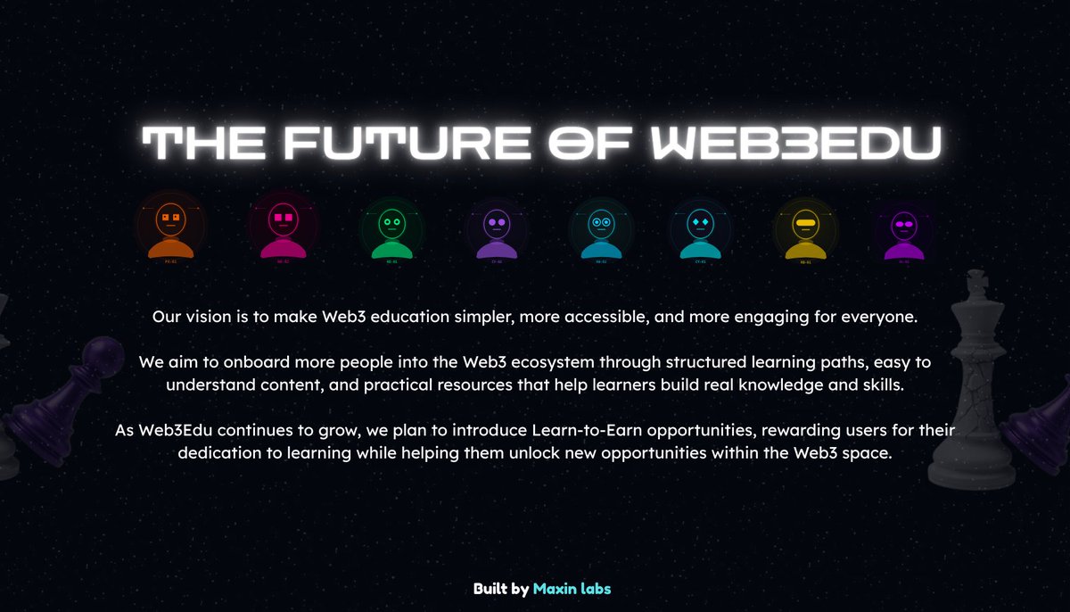 web3eduofficial's tweet photo. We're currently on our testing phase 

During this phase we're making updates based on the users feedbacks we're getting 

Once all is fixed we would launch publicly 

Thanks to @Maxinlabs and @Maxin_yeager 
For building this platform to help simplify things around the ecosystem https://t.co/aEzOa0u9Zz