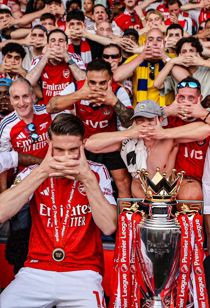 Tripple____M's tweet photo. The Viktor Gyokeres swap +cash deal for Julian Alvarez tells me one thing, we don't appreciate Viktor Gyokeres enough. He won us our first Premier League title in 22 years, in his first season. He dumped his girlfriend to play for us. It's embarrassing they're even discussing it https://t.co/WatTuLhZ6F