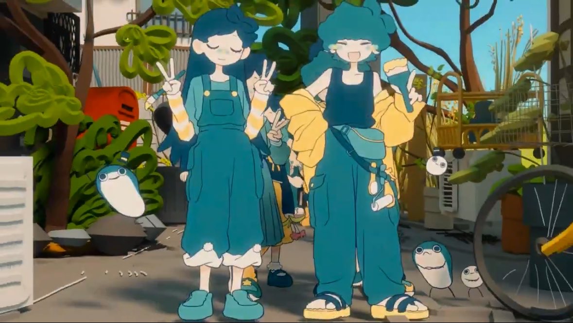 427kyi's tweet photo. Because their clothes change to uniform->touhikou clothes, I think Abyss in the world is before touhikou https://t.co/H8pd4FrptY