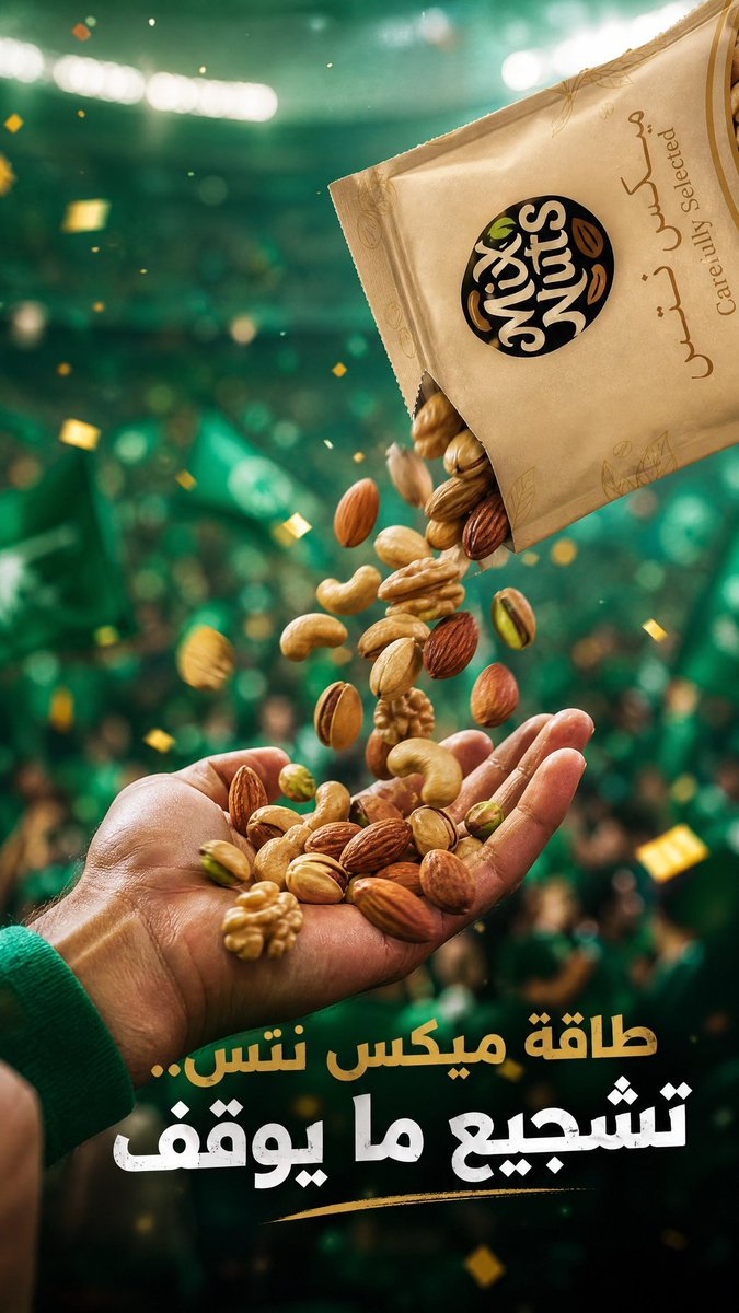 MixNutsOfficial's tweet photo. تشجيع مع يوقف مع MixNuts 🤎 🇸🇦

اطلب الآن بكل سهولة من خلال
HungerStation | Keeta | Jahez
📍 متــاح الـدفع من خلال Tabby | تمــارا

📲 0590999678
🌐 https://t.co/hSfl25trD5

#Mix_Nuts
#Mix_Tells_a_Story
#World_Cup2026
#كأس_العالم https://t.co/UVZFqGJJsk