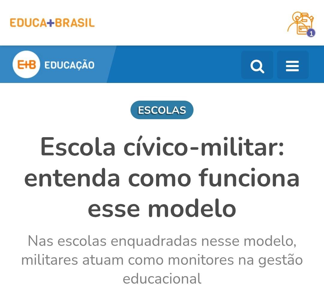 RmulodeAndrade3's tweet photo. Esse tipo de escola é completamente incompatível com um Estado Democrático. Quem defende ou adota um modelo escolar desse tipo é autoritário, retrógrado ou saudosista da ditadura, ou tudo isso.

Não é à toa que este modelo fascistoide é o preferido no Paraná (com 345 unidades), no Mato Grosso (com 134 unidades) e em São Paulo (com 100).