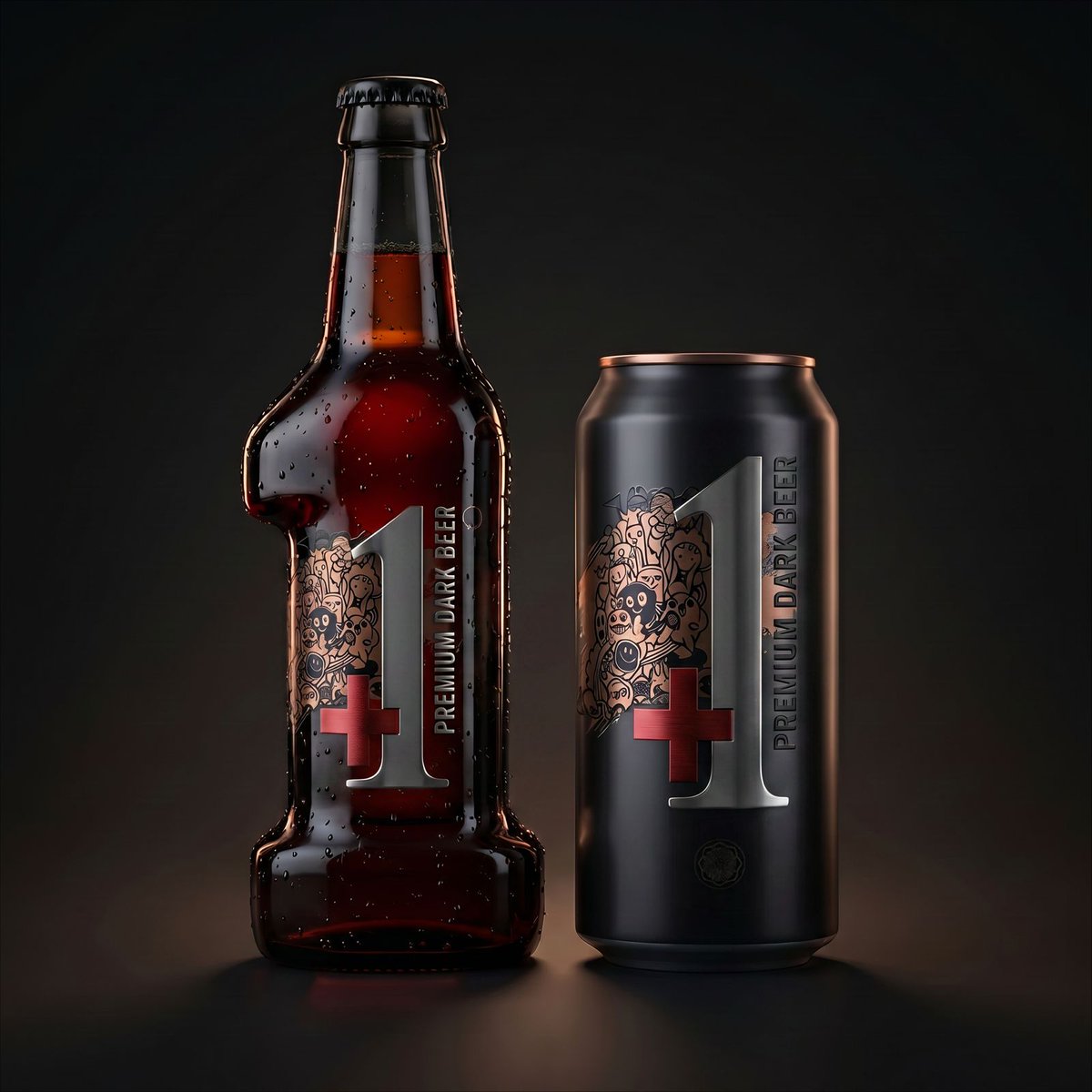 packagings's tweet photo. +1 #DarkBeer keeps it minimal where it counts and lets the craft speak everywhere else. The oversized metallic "1" doubles as both logo and bottle silhouette.
https://t.co/82VaFw3RN6
#packagingdesign by L'Alchimiste Agence de design Paris https://t.co/fjcGGGHlA0