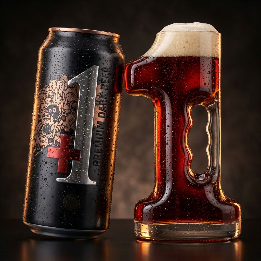 packagings's tweet photo. +1 #DarkBeer keeps it minimal where it counts and lets the craft speak everywhere else. The oversized metallic "1" doubles as both logo and bottle silhouette.
https://t.co/82VaFw3RN6
#packagingdesign by L'Alchimiste Agence de design Paris https://t.co/fjcGGGHlA0
